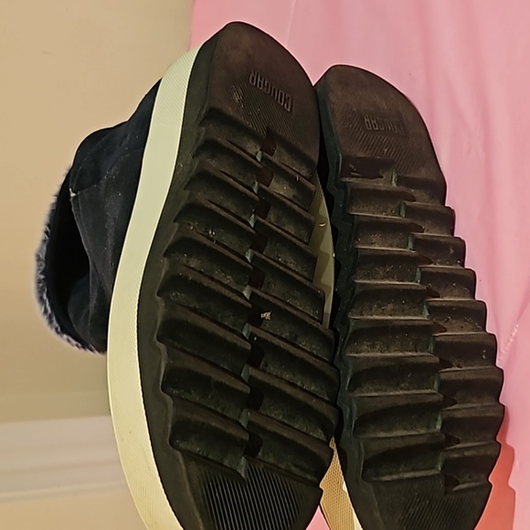 💯Auth Cougar Vail Tall Suede Boot US 6 /EU 36 Faux Fur 2 ways - Picture 7 of 11